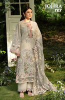 Johra Tex  JT 203 Cambric Cotton Heavy Embroidery Work Pakistani Suit