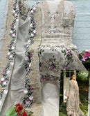 Johra Tex  JT 203 Cambric Cotton Heavy Embroidery Work Pakistani Suit
