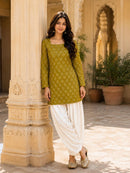 LW 9341 B Designer Cotton Bandhej Printed Co Ord Set