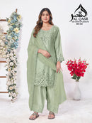 Al Qasr Ma 342 D Heavy Embroidery Work Pakistani Suit