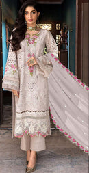 Anaya 83 B Cambric Cotton Embroidery Work Pakistani Suit