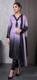 Hoor Tex 828 B Heavy Natural Crep Cotton Viscose Pakistani Suit