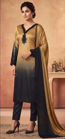Hoor Tex 828 C Heavy Natural Crep Cotton Viscose Pakistani Suit