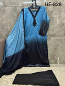 Hoor Tex 828 A Heavy Natural Crep Cotton Viscose Pakistani Suit