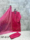 Hoor Tex HF 815 D Heavy Cristal Viscous Pakistani Suit