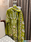 Maria.B 1101 B Chikankari Cotton Embroidery Work Pakistani Suit