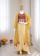 BB 48 A Banglory Silk Sequin Embroidery Work Indo Western