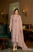 Zaveri 2451 Soft Organza Emboidery Work Pakistani Suit