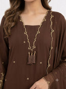BE 481 Designer Rayon Embroidery Work Suit