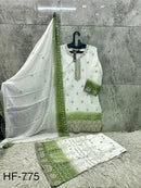 Hoor Tex 775 A Designer Heavy Georgette Embroidered Suit