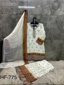 Hoor Tex 775 C Designer Heavy Georgette Embroidered Suit