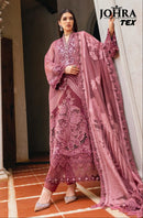 Johra Tex  JT 197 Rayyon Cotton Embroidered Work Pakistani Suit