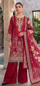 Hoor Tex  Hf 897 A Premium Heavy Reyon Printed Pakistani Suit