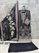 Hoor Tex  Hf 897 C Premium Heavy Reyon Printed Pakistani Suit