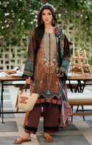 Alzohaib Az 1559 Pure Cotton Patch Work Pakistani Suit