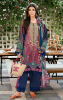 Alzohaib Az 1604 Pure Cotton Patch Work Pakistani Suit