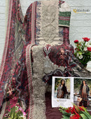 Alzohaib Az 1559 Pure Cotton Patch Work Pakistani Suit