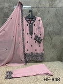 Hoor Tex Hf 848 D Premium Heavy Georgette Pakistani Suit