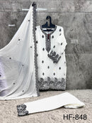 Hoor Tex Hf 848 C Premium Heavy Georgette Pakistani Suit