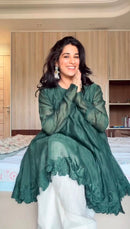 ST 248 B Heavy Embroidery Fancy Work Suit