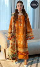 Mehboob Tex 1961 B Pure Cotton Heavy Embroidery Work Pakistani Suit