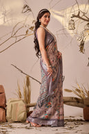 Angel 1016 Premium Elegant Digital Floral Cotton Saree