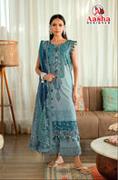 Aasha Designer 1223 Pure Cotton Printed Pakistani Suit