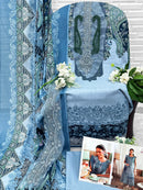 Aasha Designer 1223 Pure Cotton Printed Pakistani Suit