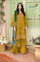 Saniya Trendz 7182 Cotton Chikankari Embroidered Work Pakistani Suit