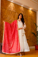 RR 47 A NC Moss Heavy Embroidery Work Anarkali Gown