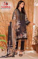 Aasha Designer 1053 Pure Cotton Printed Exclusive Pakistani Suit