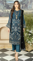 Sajida 1106 Designer Georgette Heavy Embroidered Work Pakistani Suit