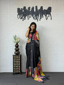 SF 2295 A Japan Satin Silk Elegant Viscose Saree