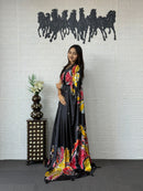 SF 2295 A Japan Satin Silk Elegant Viscose Saree