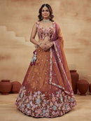Adorn Craft 6311 A Designer Premium Tissue Fabric Lehenga