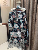 Maria.B 03 Rayon Printed Embroidery Work Pakistani Suit
