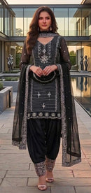 Hoor Tex  HF 585 E Designer Heavy Georgette Pakistani Suit