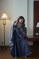 LM 19 B Vichitra Beads Sequence Embroidery Work Anarkali Gown