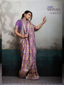 Sethnic Lifestyle 138002 Designer  Pure Satin Jacquard Saree