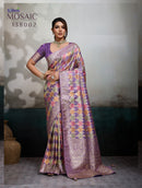 Sethnic Lifestyle 138002 Designer  Pure Satin Jacquard Saree