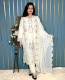 ZF Anaya Lawn 86 Heavy Cotton Embroidery Work Pakistani Suit