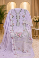 ZF Anaya Lawn 86 B Heavy Cotton Embroidery Work Pakistani Suit