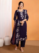 Jiyana O1 Pure Vichitra Silk With Sequence Embroidery Suit