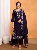Jiyana O1 Pure Vichitra Silk With Sequence Embroidery Suit
