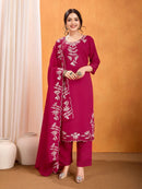 Jiyana O2 Pure Vichitra Silk With Sequence Embroidery Suit