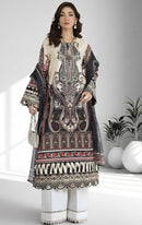 Al Zohaib Az 1586 Pure Cotton Patch Work Pakistani Suit