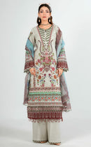 Al Zohaib Az 1596 Pure Cotton Patch Work Pakistani Suit