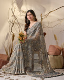 AB 1034 Premium Printed Soft Georgette Saree