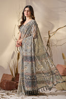 AB 1034 Premium Printed Soft Georgette Saree