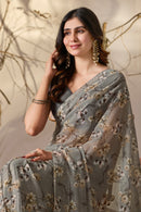 AB 1034 Premium Printed Soft Georgette Saree